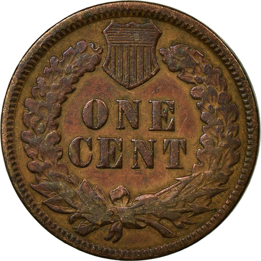 Coin, United States, Indian Head Cent, Cent, 1880, U.S. Mint, Philadelphia