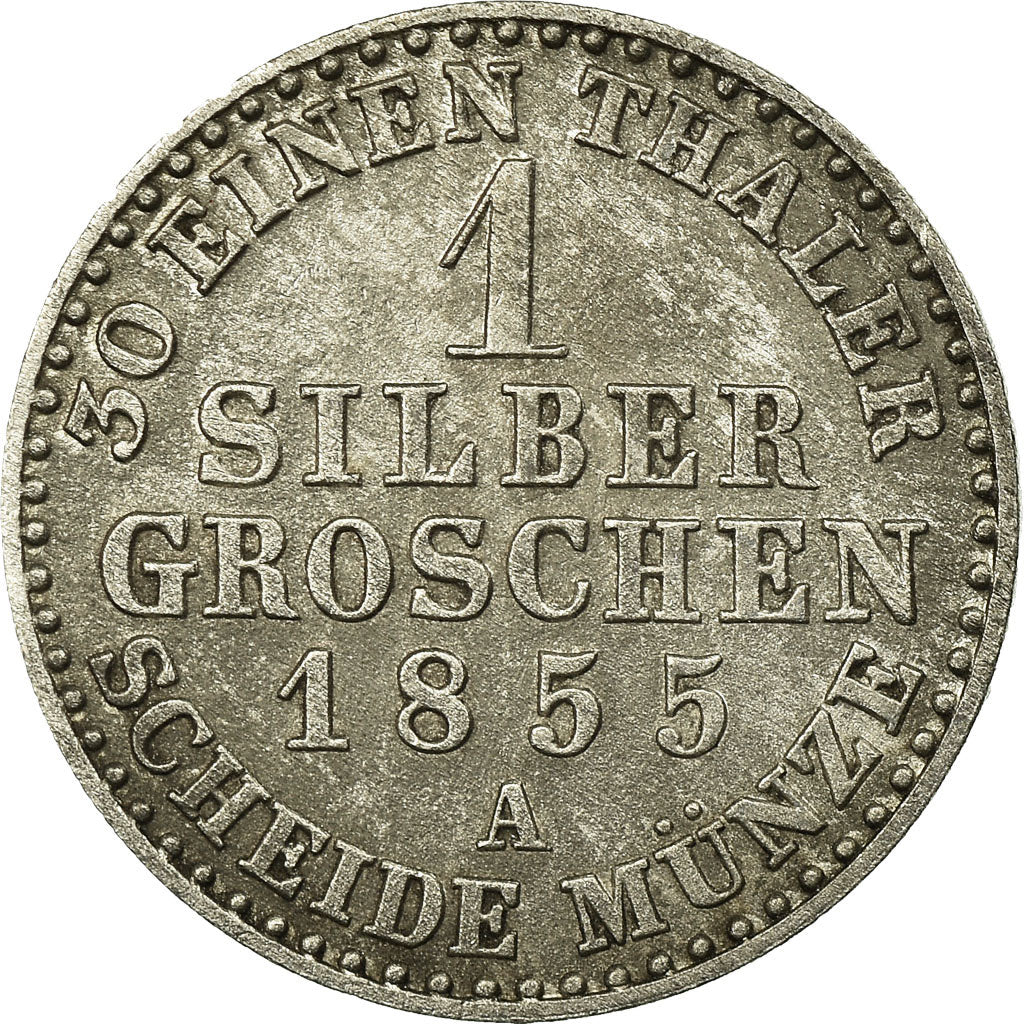Coin, German States, PRUSSIA, Friedrich Wilhelm IV, Groschen, 1855, Berlin