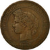Moeda, França, Cérès, 10 Centimes, 1896, Paris, F(12-15), Bronze, KM:815.1