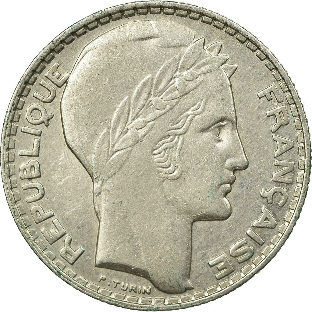 Coin, France, Turin, 10 Francs, 1929, Paris, EF(40-45), Silver, KM:878
