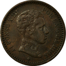 Coin, Spain, Alfonso XIII, 2 Centimos, 1904, Madrid, VF(30-35), Copper, KM:722