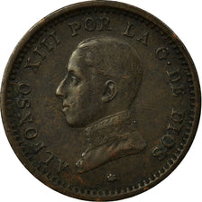 Coin, Spain, Alfonso XIII, 2 Centimos, 1912, Madrid, EF(40-45), Copper, KM:732