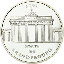 Moneta, Francja, 100 Francs-15 Ecus, 1993, MS(65-70), Srebro, KM:1032