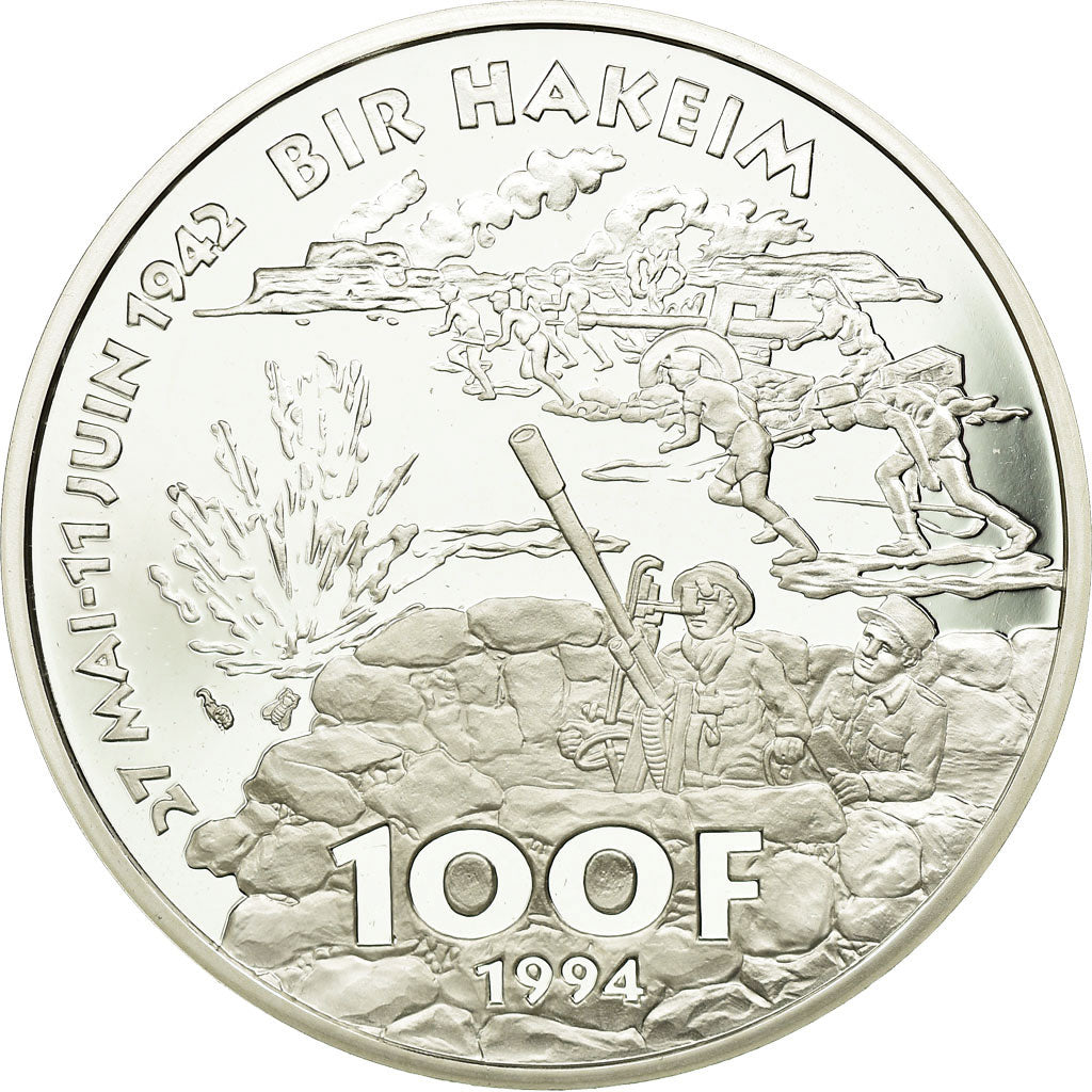 Moneda, Francia, 100 Francs, 1994, FDC, Plata, KM:1040, Gadoury:C75