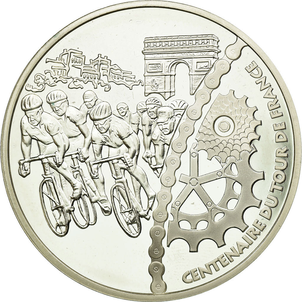 França, 1-1/2 Euro, 2003, MS(65-70), Prata, Gadoury:EU81, KM:1322