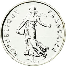 Coin, France, 5 Francs, 2001, Paris, MS(65-70), Silver, KM:1309, Gadoury:771