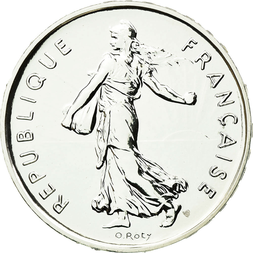 Coin, France, 5 Francs, 2001, Paris, MS(65-70), Silver, KM:1309, Gadoury:771