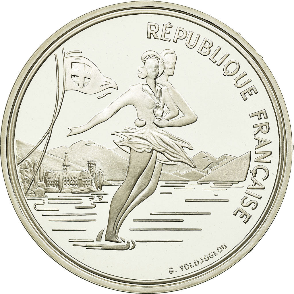 Moneda, Francia, 100 Francs, 1989, FDC, Plata, KM:972, Gadoury:C3