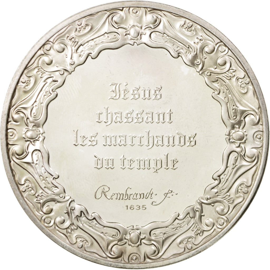Rembrandt, Jésus chassant les marchands du Temple, Médaille