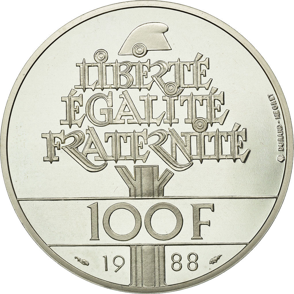 Monnaie, France, 100 Francs, 1988, FDC, Argent, Gadoury:903, KM:966a