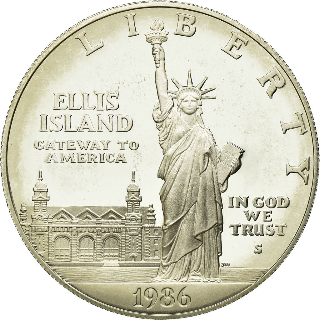 Coin, United States, Dollar, 1986, U.S. Mint, San Francisco, MS(65-70), Silver