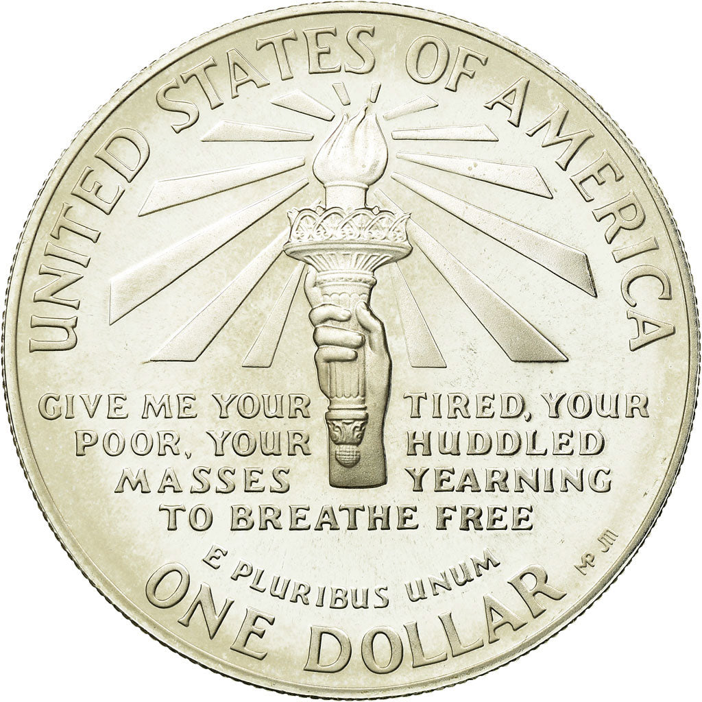 Coin, United States, Dollar, 1986, U.S. Mint, San Francisco, MS(65-70), Silver