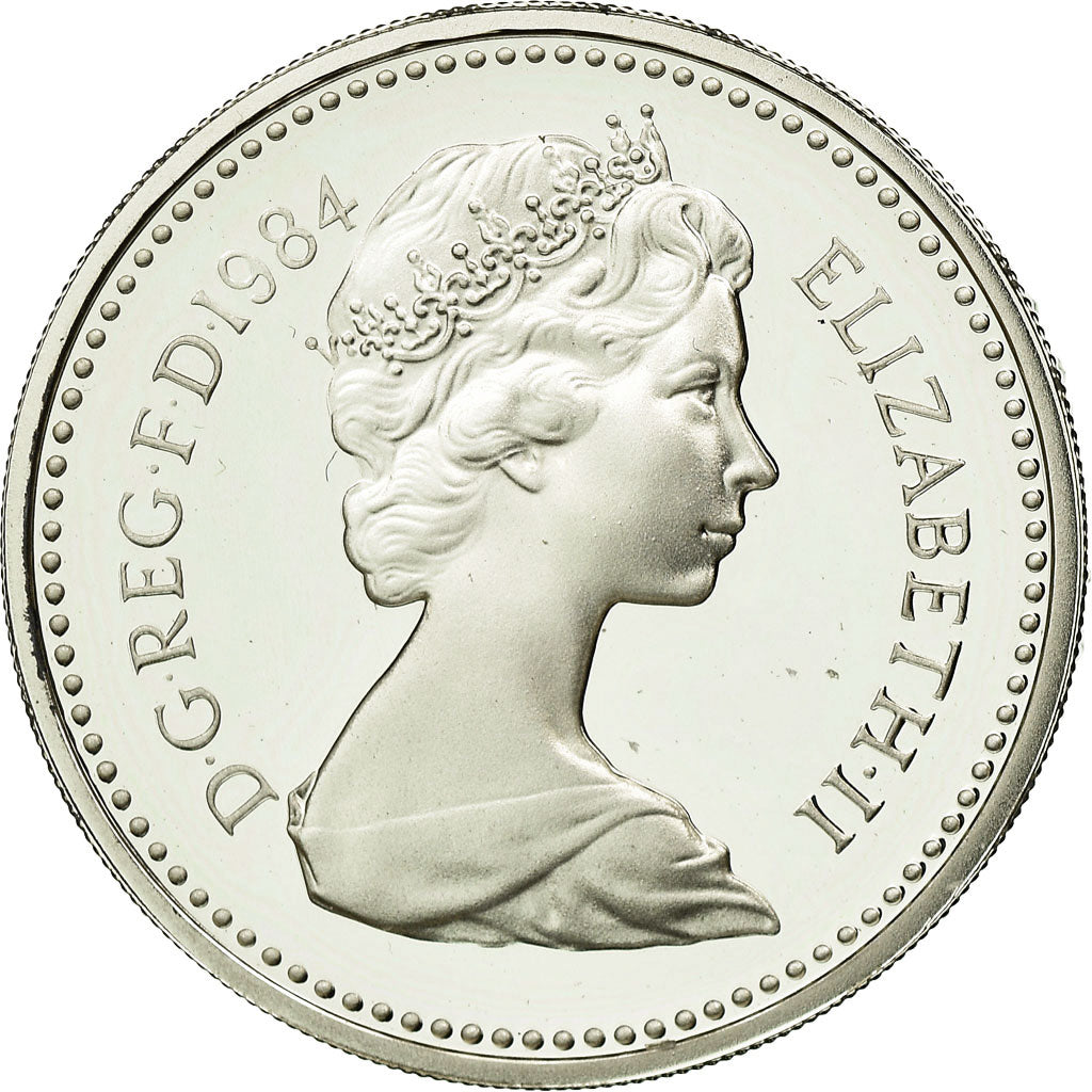 Monnaie, Grande-Bretagne, Elizabeth II, Pound, 1984, FDC, Argent, KM:934a