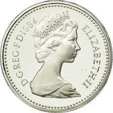 Monnaie, Grande-Bretagne, Elizabeth II, Pound, 1984, FDC, Argent, KM:934a