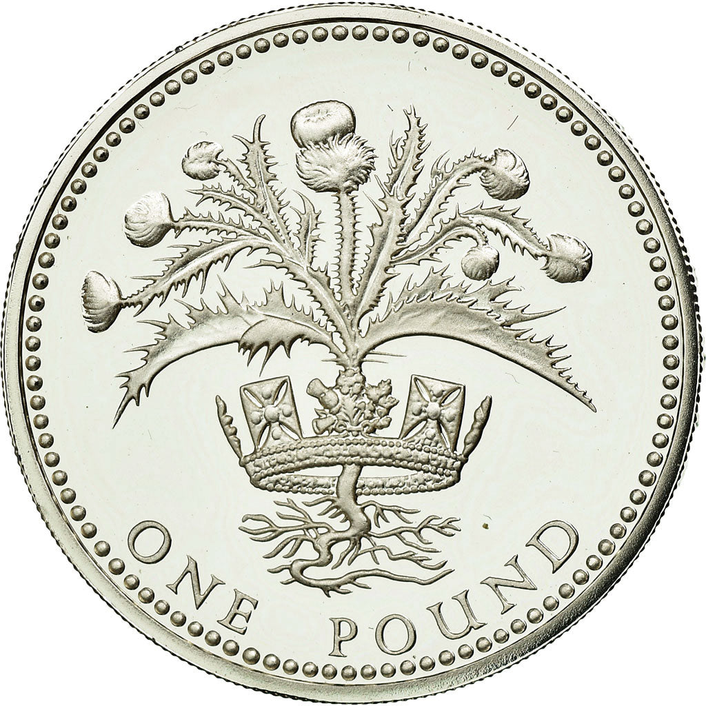 Monnaie, Grande-Bretagne, Elizabeth II, Pound, 1984, FDC, Argent, KM:934a