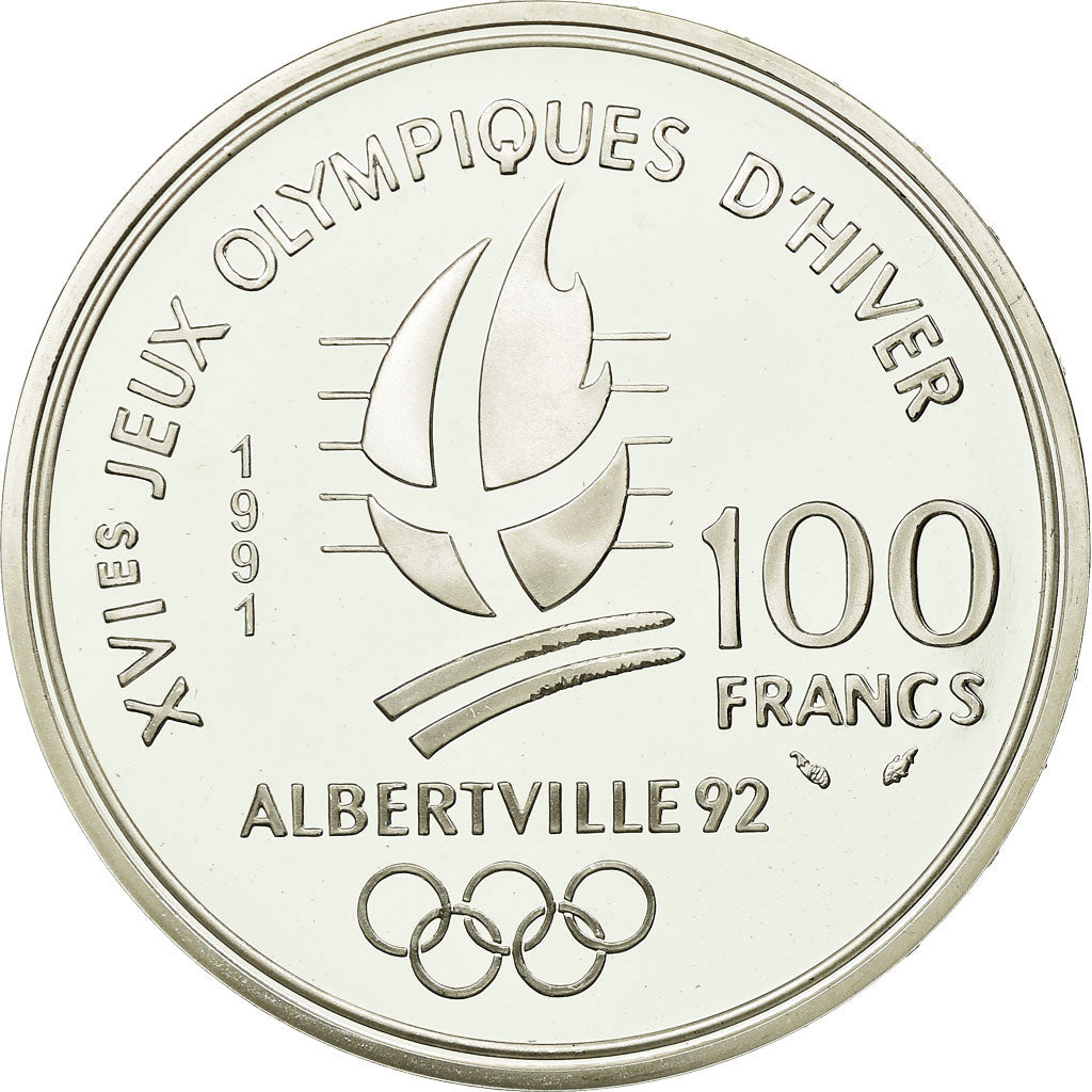 Moneda, Francia, 100 Francs, 1991, FDC, Plata, KM:995, Gadoury:C20