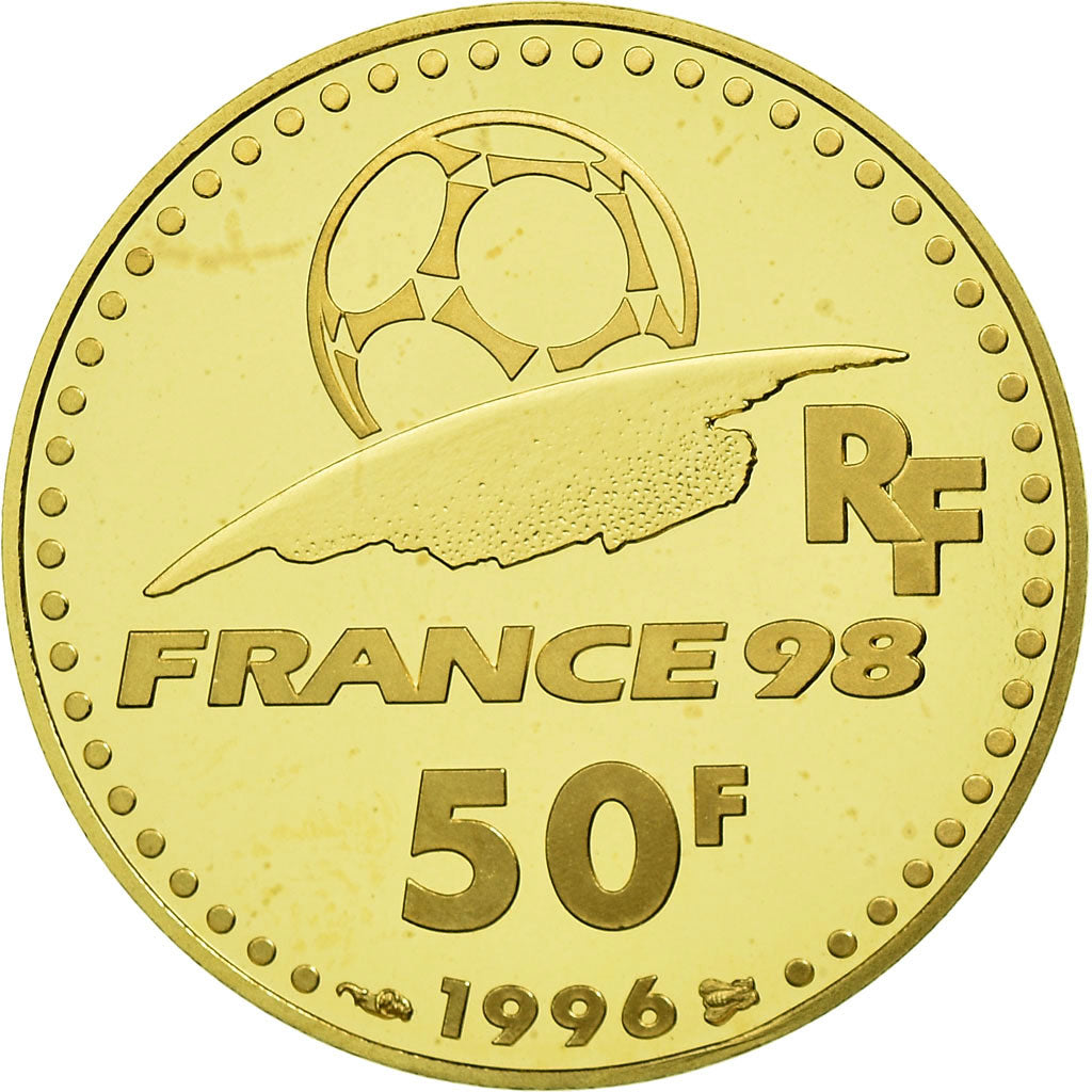 Moneda, Francia, 50 Francs, 1996, Paris, FDC, Oro, KM:1145, Gadoury:C169