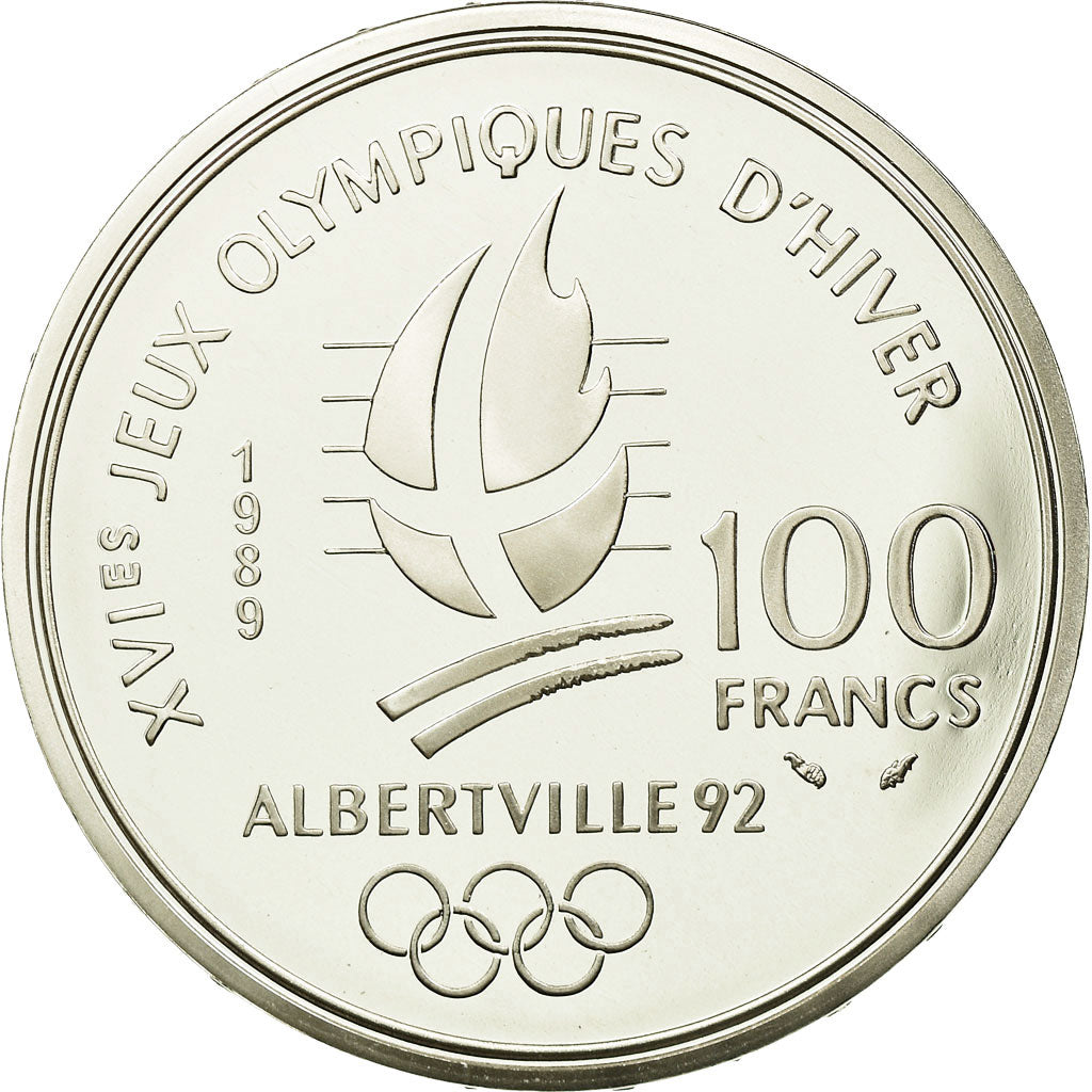 Münze, Frankreich, 100 Francs, 1989, STGL, Silber, KM:971, Gadoury:C1