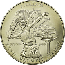 Coin, Liberia, 5 Dollars, 2000, MS(63), Copper-nickel, KM:735