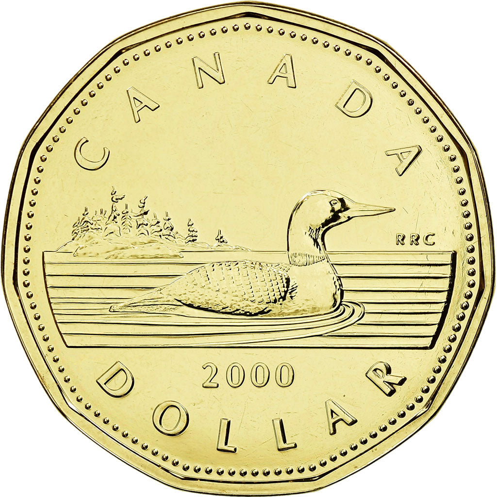 Coin, Canada, Elizabeth II, Dollar, 2000, Royal Canadian Mint, Ottawa, MS(63)