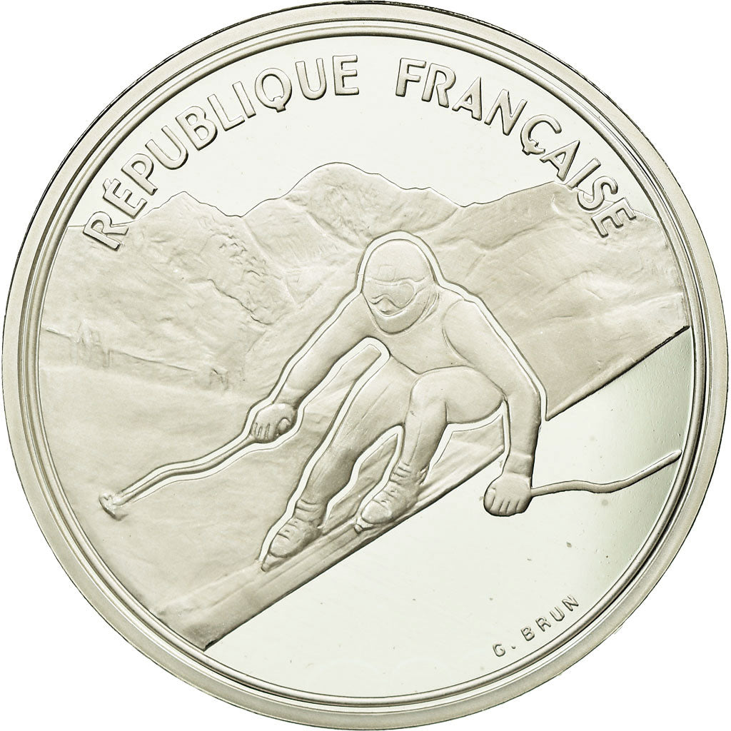 Moeda, França, 100 Francs, 1989, MS(65-70), Prata, KM:971, Gadoury:C1