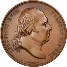 France, Médaille, Louis XVIII, Voyage au tour du Monde, La Coquille, 1822