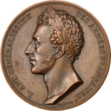 FRANCE, Politics, Society, War, Louis XVIII, Medal, AU(55-58), Caunois, Bronze,.