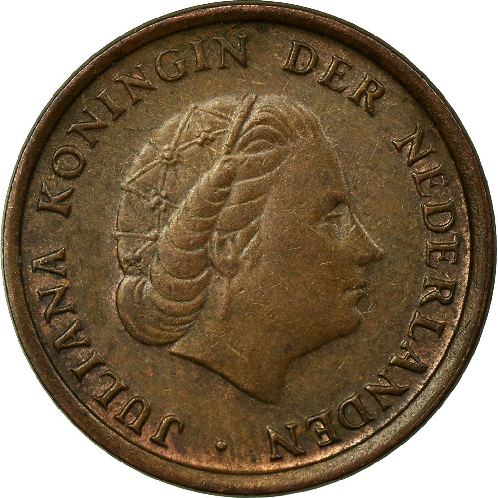 Moneta, Paesi Bassi, Juliana, Cent, 1969, MB+, Bronzo, KM:180