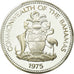 Coin, Bahamas, Elizabeth II, 2 Dollars, 1975, Franklin Mint, U.S.A., MS(60-62)