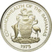 Coin, Bahamas, Elizabeth II, Dollar, 1975, Franklin Mint, U.S.A., MS(60-62)
