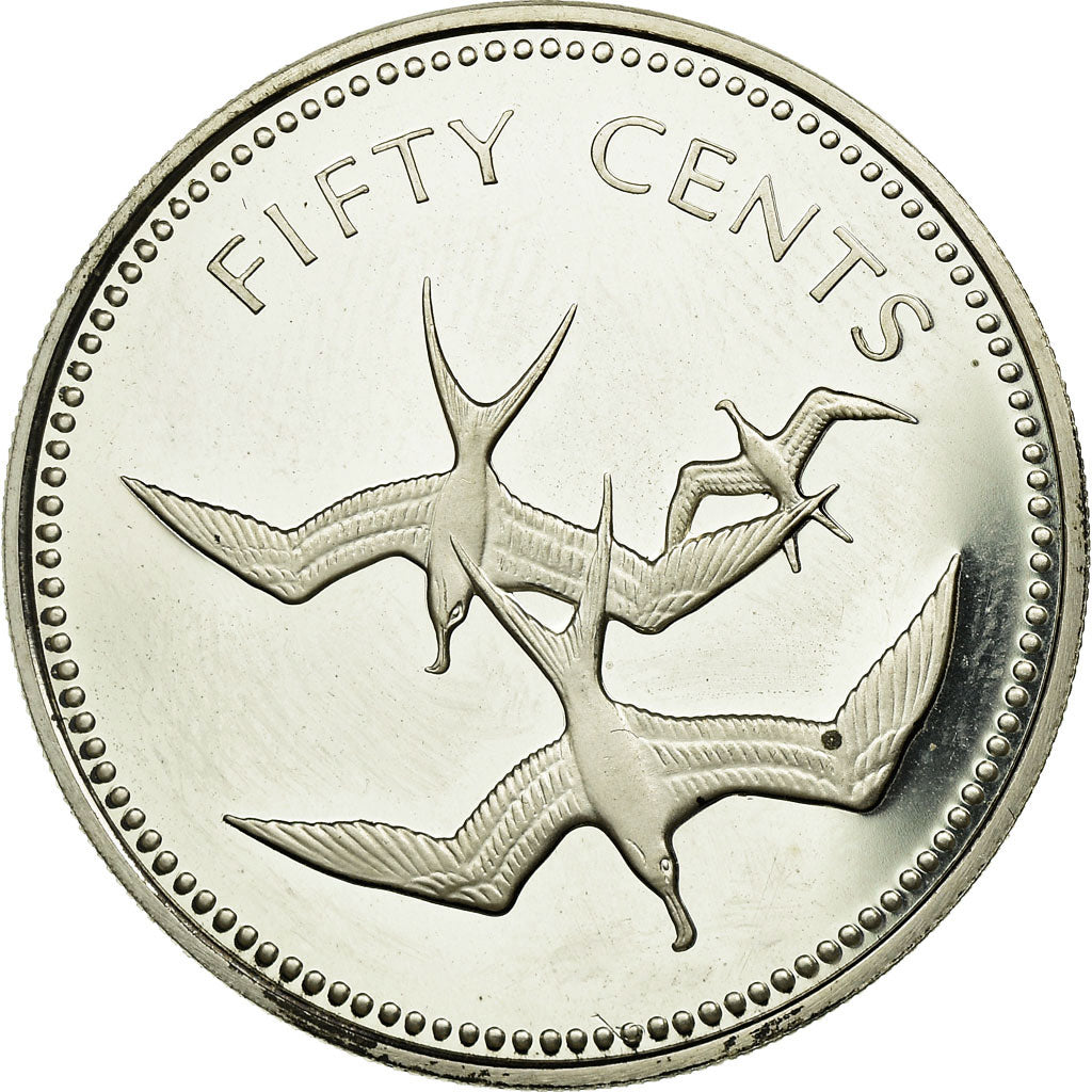 Coin, Belize, 50 Cents, 1974, Franklin Mint, AU(55-58), Silver, KM:42a