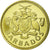 Moeda, Barbados, 5 Cents, 1973, Franklin Mint, MS(60-62), Latão, KM:11