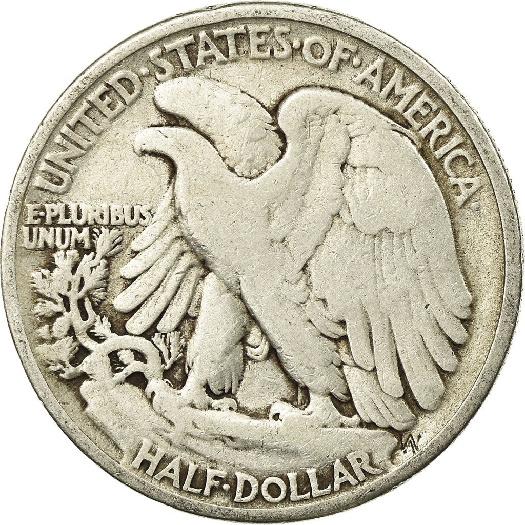 Coin, United States, Walking Liberty Half Dollar, Half Dollar, 1940, U.S. Mint