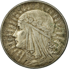 Monnaie, Pologne, 5 Zlotych, 1933, Warsaw, TB+, Argent, KM:21