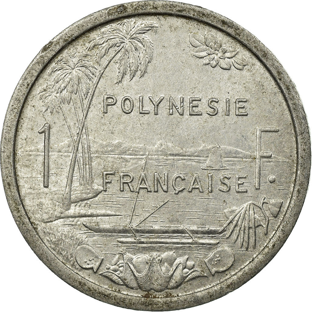 Coin, French Polynesia, Franc, 1965, Paris, VF(20-25), Aluminum, KM:2