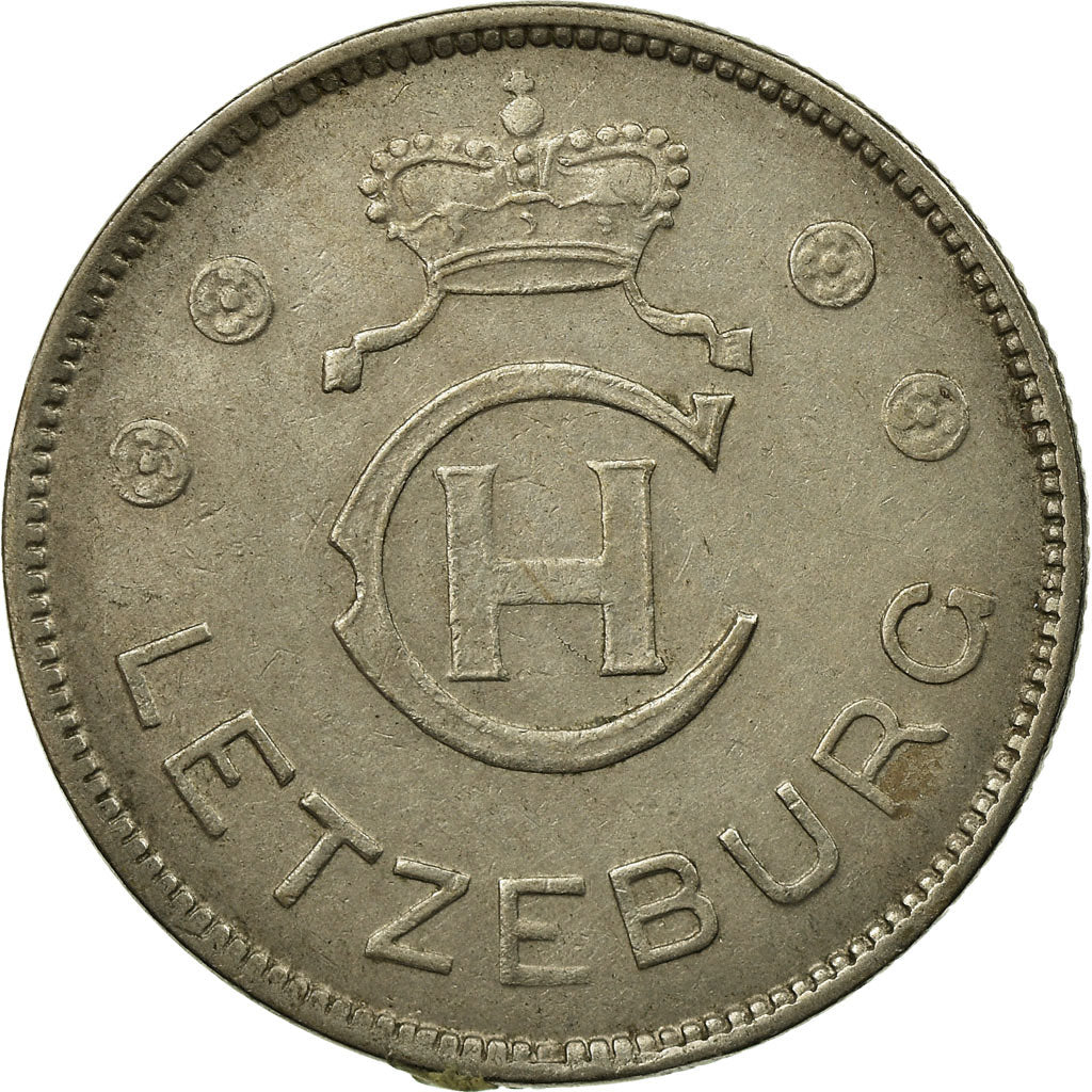 Monnaie, Luxembourg, Charlotte, Franc, 1939, TB+, Copper-nickel, KM:44
