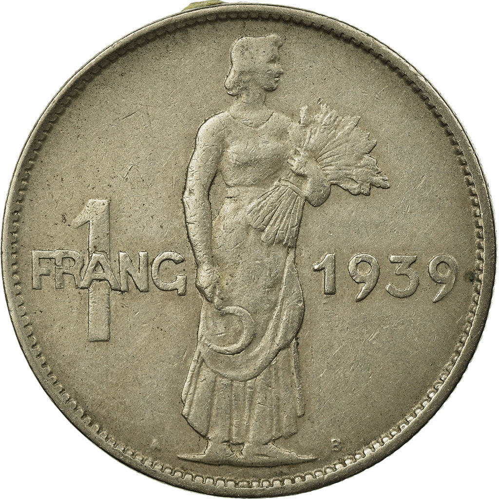 Monnaie, Luxembourg, Charlotte, Franc, 1939, TB+, Copper-nickel, KM:44