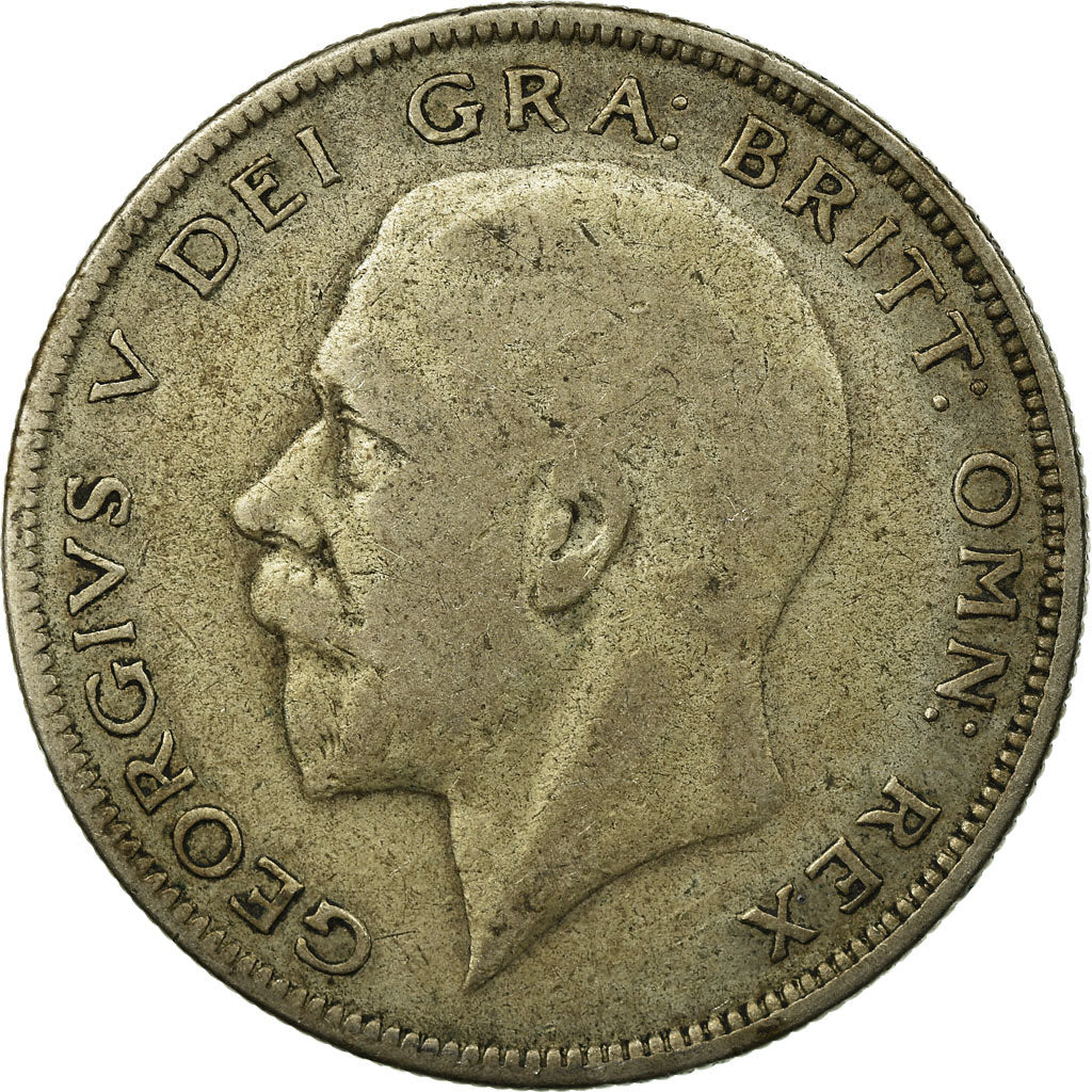 Coin, Great Britain, George V, 1/2 Crown, 1928, VF(30-35), Silver, KM:835