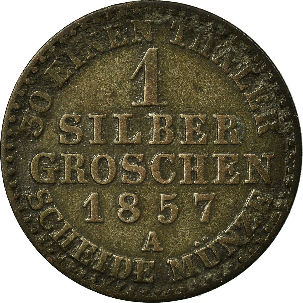 Coin, German States, PRUSSIA, Friedrich Wilhelm IV, Groschen, 1857, Berlin