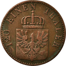 Monnaie, Etats allemands, PRUSSIA, Friedrich Wilhelm IV, 3 Pfennig, 1857
