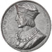 France, Médaille, Les Rois de France, Charles VIII, History, Caqué, TTB+, Tin