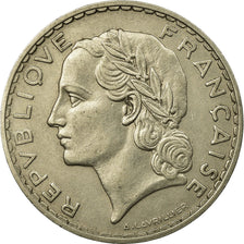Moneta, Francja, Lavrillier, 5 Francs, 1933, Paris, VF(30-35), Nikiel, KM:888
