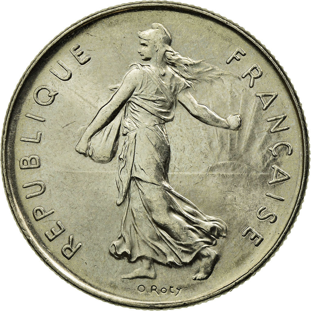 Moneda, Francia, Semeuse, 5 Francs, 1988, Paris, EBC, Níquel recubierto de