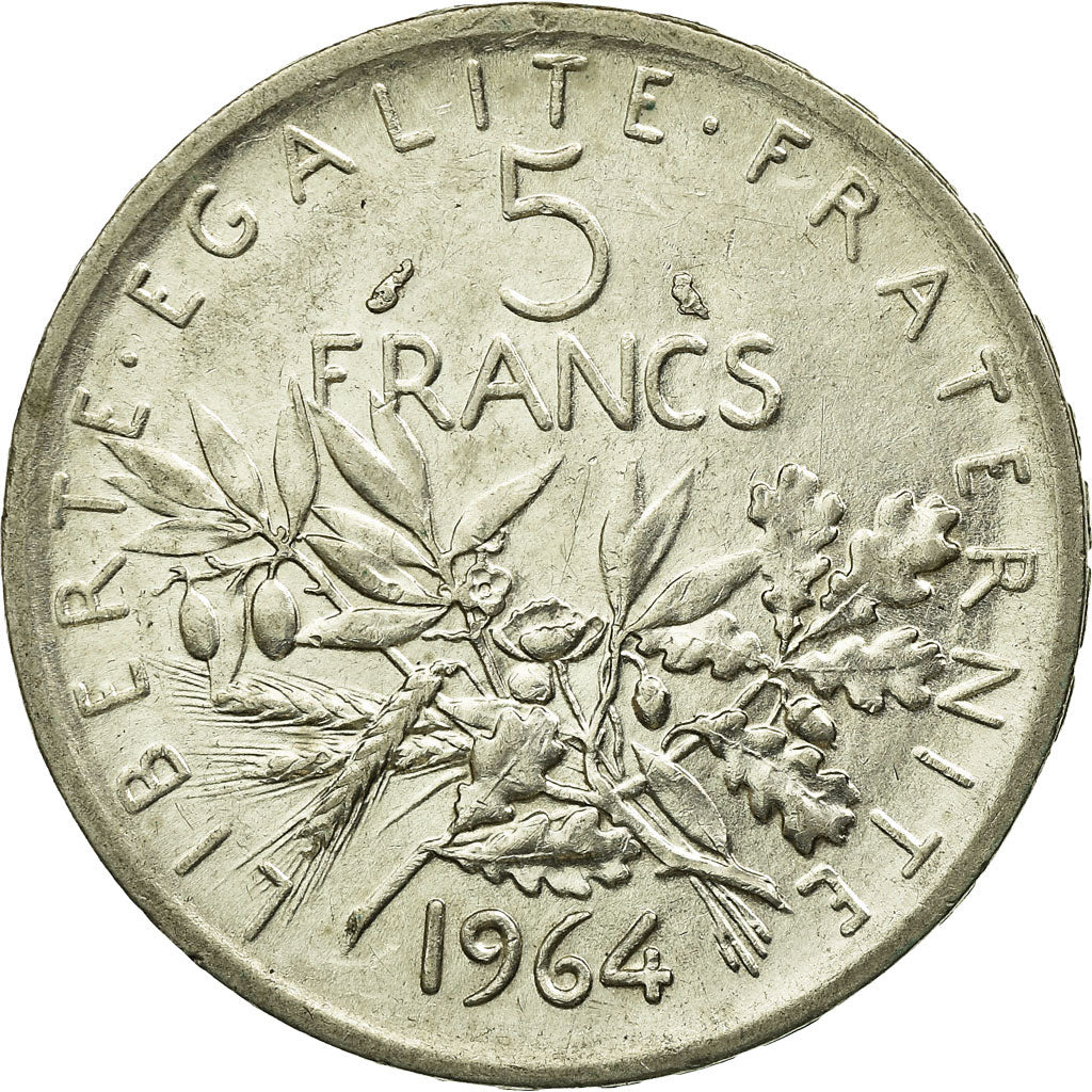 Monnaie, France, Semeuse, 5 Francs, 1964, Paris, TB+, Argent, Gadoury:770