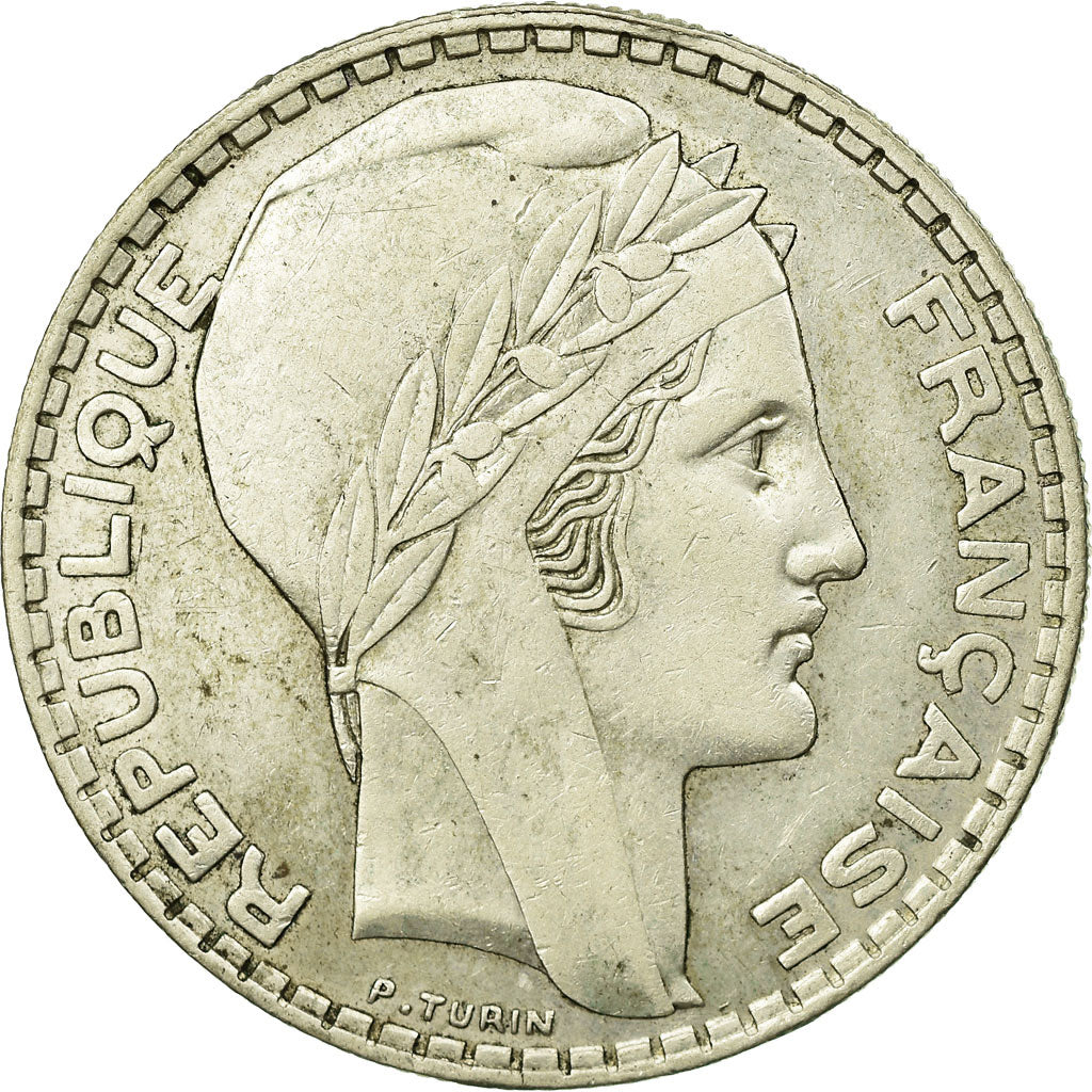 Monnaie, France, Turin, 20 Francs, 1938, Paris, TB+, Argent, Gadoury:852, KM:879