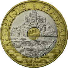 Coin, France, Mont Saint Michel, 20 Francs, 1995, Paris, EF(40-45)