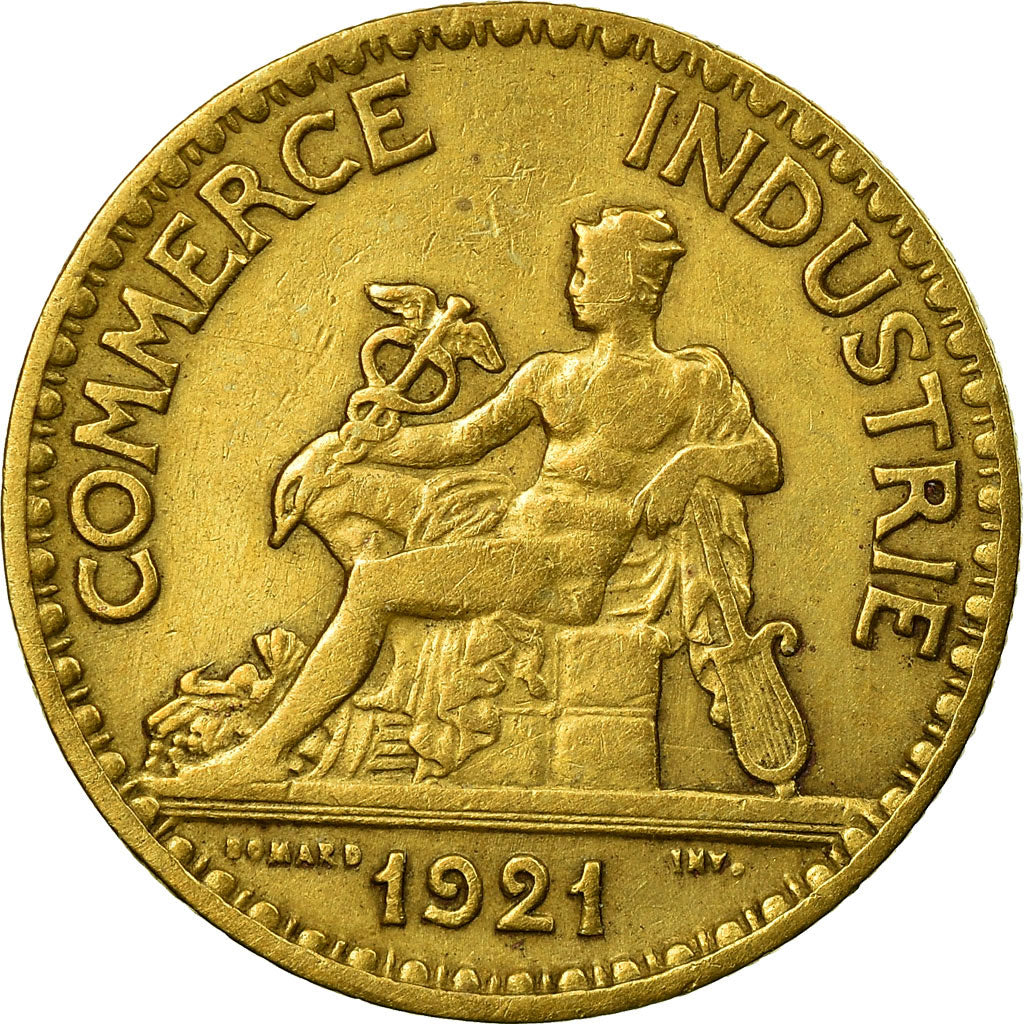 Coin, France, Chambre de commerce, 50 Centimes, 1921, Paris, EF(40-45)