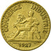Moneda, Francia, Chambre de commerce, 50 Centimes, 1927, Paris, MBC, Aluminio -