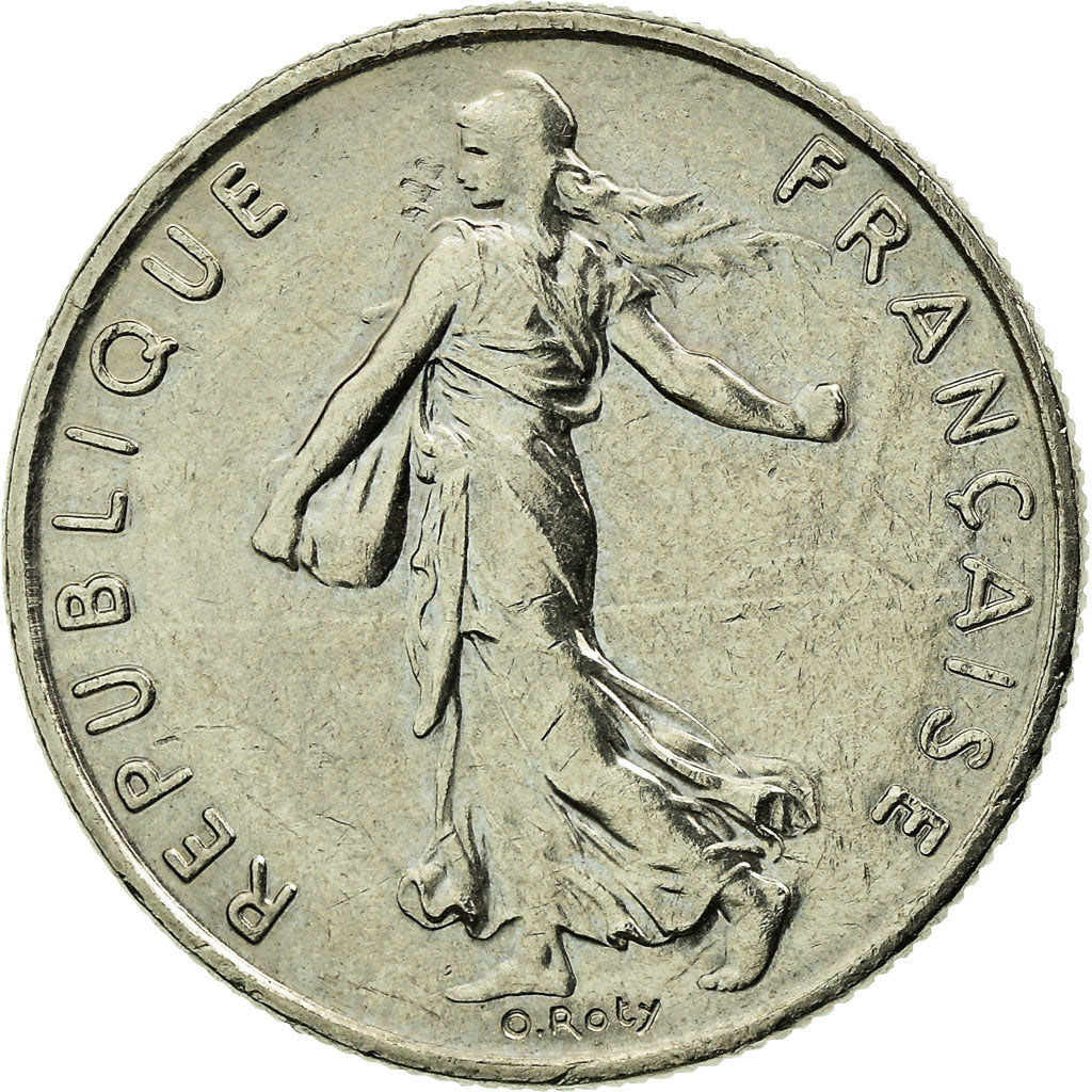Coin, France, Semeuse, 1/2 Franc, 1989, Paris, AU(55-58), Nickel, KM:931.1