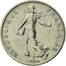 Coin, France, Semeuse, 1/2 Franc, 1989, Paris, AU(55-58), Nickel, KM:931.1